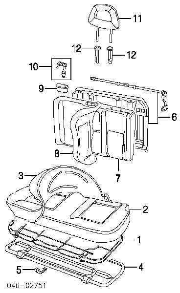 Trinco de fecho da caixa para luvas para Volkswagen Passat (B5, 3B6)