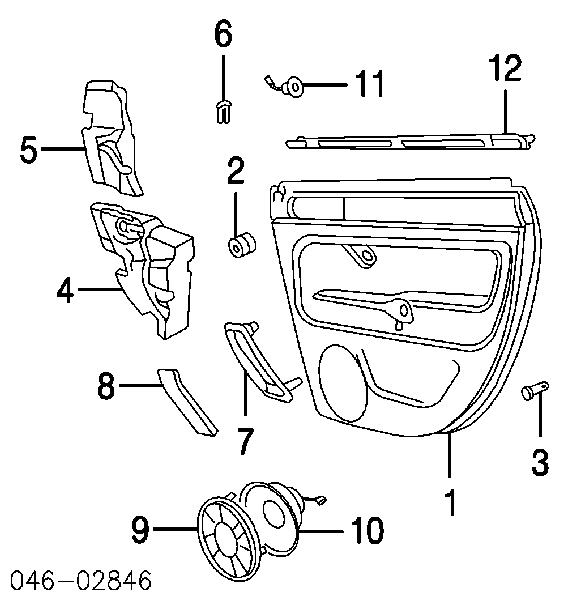 Botão traseiro de ativação de motor de acionamento de vidro para Volkswagen Bora (1J2)