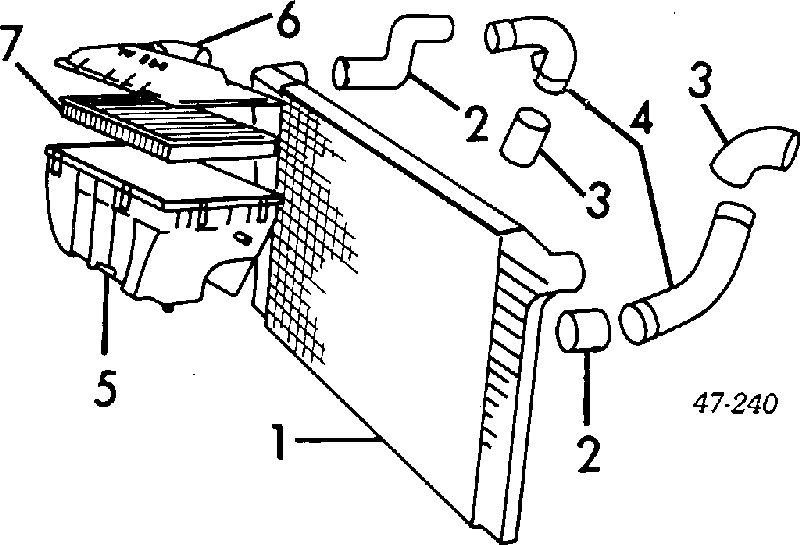 Filtro de ar para Volvo 740 (745)