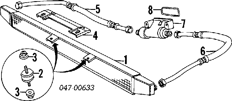 Porca de tubo coletor de escape para Volvo 940 (944)