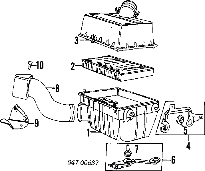 91610337 Volvo filtro de ar