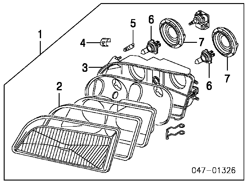 981465 Volvo lâmpada halógena