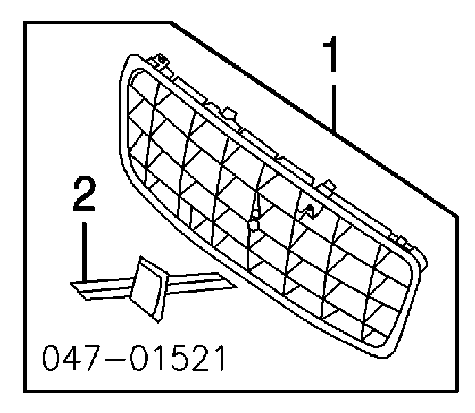 Grelha do radiador para Volvo XC70 (SZ, LZ)