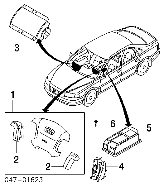 Шлейф руля 86221850 Volvo