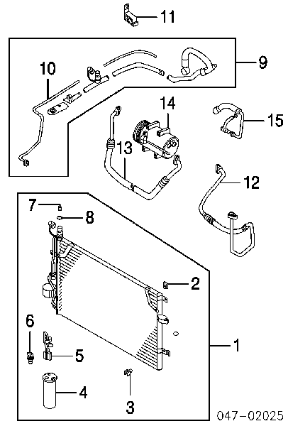 Válvula do compressor de aparelho de ar condicionado para Renault 21 (L48)