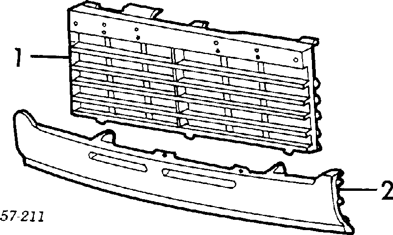 Grelha do radiador para Mitsubishi Pajero (L04G, L14G)