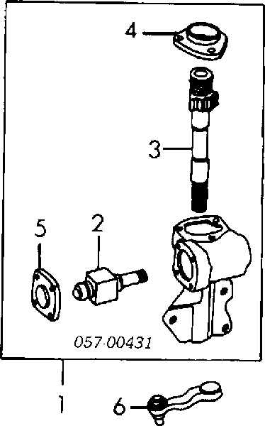 Сальник рулевой рейки/механизма (см. типоразмеры) на Mitsubishi L 200 K4T