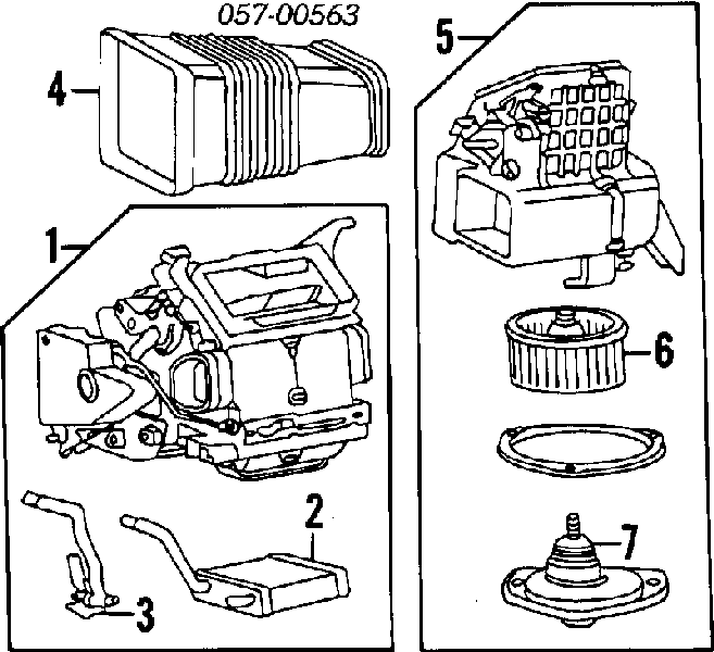 Радиатор печки (отопителя) на Mitsubishi Pajero I 