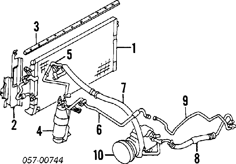 Натяжитель приводного ремня на Mitsubishi Space Wagon N3W, N4W
