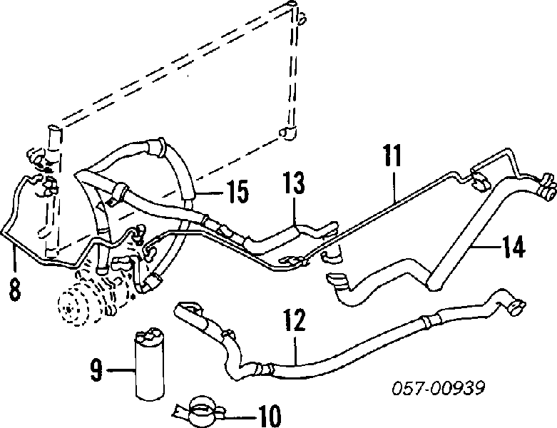 Осушитель кондиционера MB869218 Chrysler