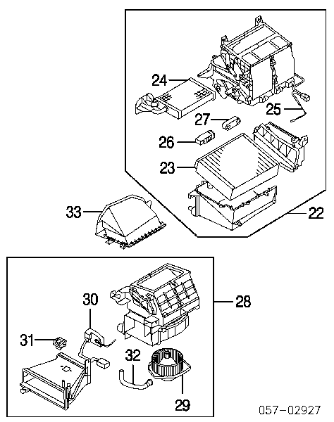 Radiador de forno (de aquecedor) para Mitsubishi Lancer (CSA)