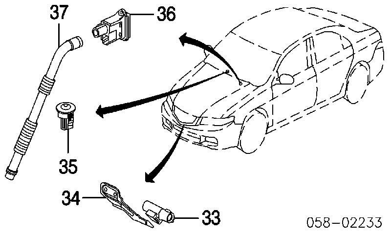  80521SEA000 Honda