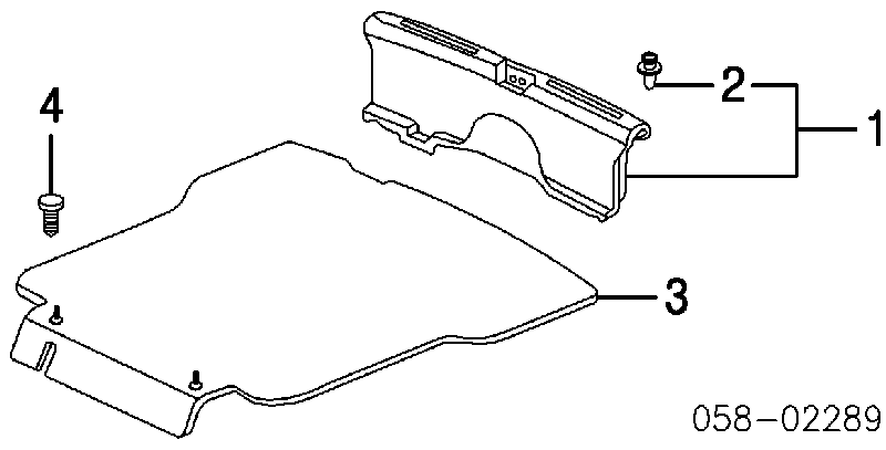 Cobrimento de painel traseiro de porta-malas para Honda Accord (CL, CM)