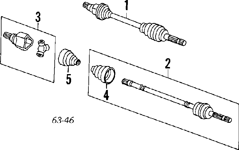 Пыльник ШРУСа наружный 0443887F05 Daihatsu