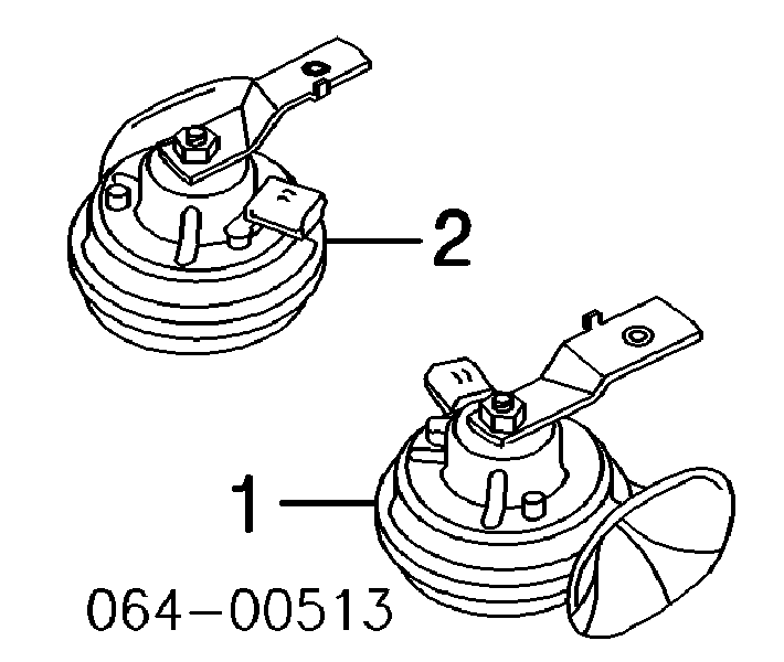 Sinal sonoro (cláxon) para Land Rover Discovery (LJ ,LT)