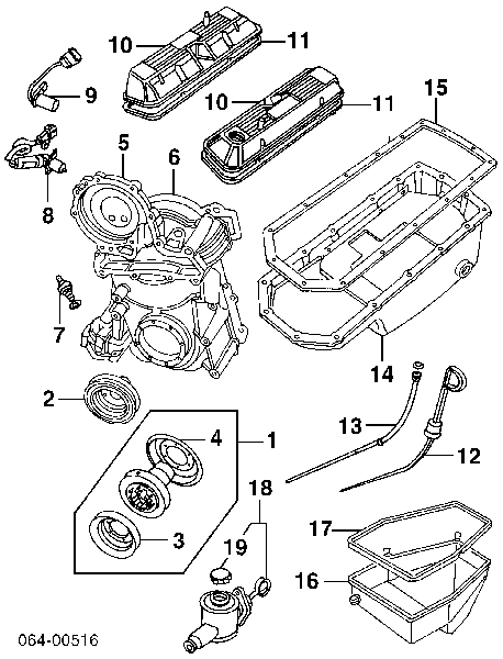 Sensor de posição (de revoluções) de cambota para Rover MG (RD)
