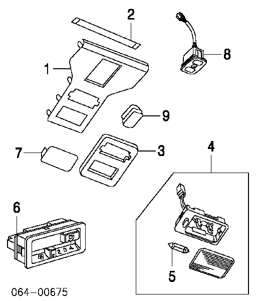 Unidade de controlo dos modos de aquecimento/condicionamento para Land Rover Discovery (LJ ,LT)