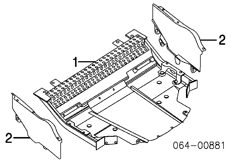Защита двигателя правая Land Rover KRN100320 цена, от 35.25 USD