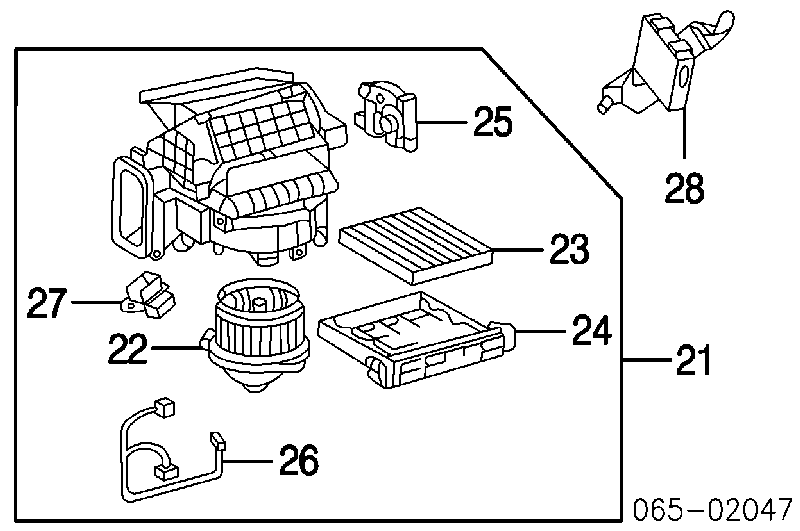 Motor de ventilador de forno (de aquecedor de salão) 34132 NRF