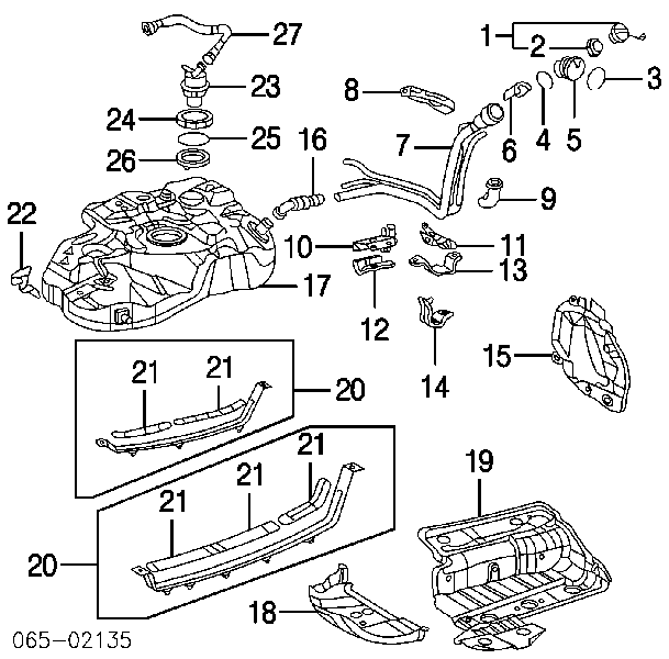 7716948020 Toyota vedante de regulador de pressão da cremalheira de combustível