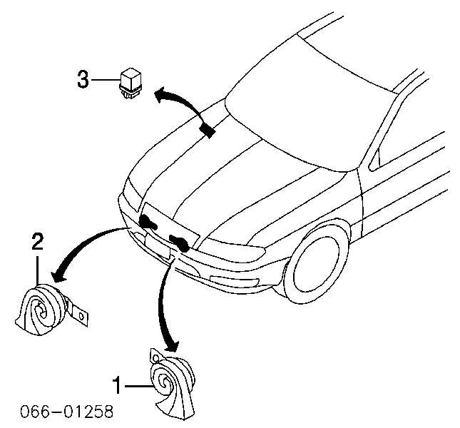 25610CG000 Nissan/Infiniti Клаксон