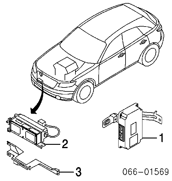28437CG000 Nissan/Infiniti Радарный датчик дистанции