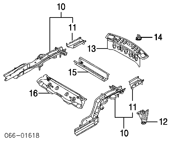 75610CG000 Nissan/Infiniti Панель багажного отсека