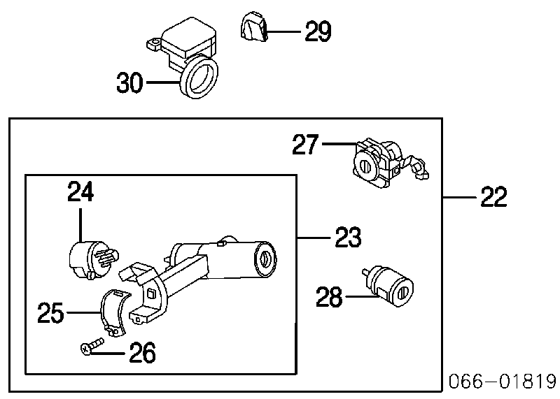 Módulo de direção (Centralina eletrônica) de imobilizador para Nissan Qashqai (J10)