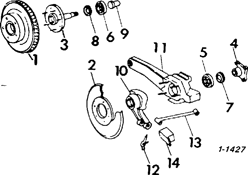 Rolamento externo da haste do eixo dianteiro/traseiro K05252508 Fiat/Alfa/Lancia