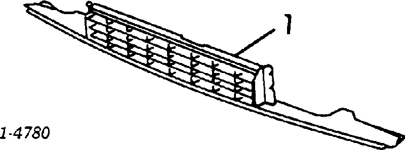 94218027 Opel cápsula (prendedor de fixação de grelha do radiador ao panel)