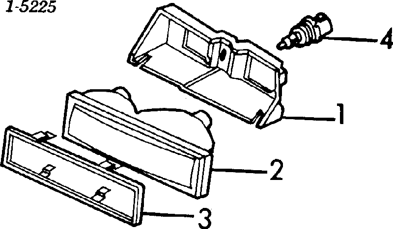 9441731 General Motors lâmpada halógena