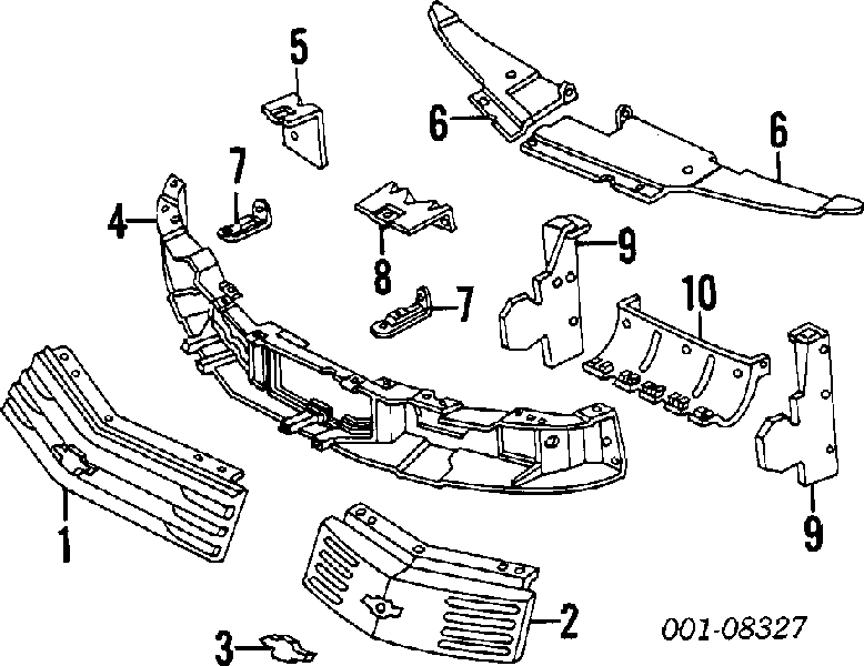 Решетка радиатора на Chevrolet Lumina Z34 (Шевроле Люмина)
