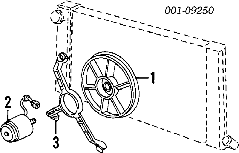 22125855 General Motors ventilador (roda de aletas do radiador de esfriamento)