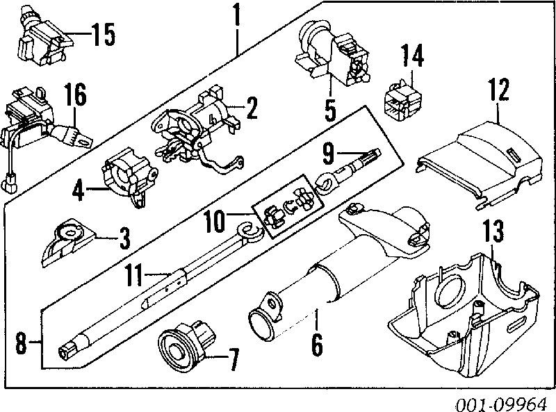 1609102 Opel крестовина рулевого механизма