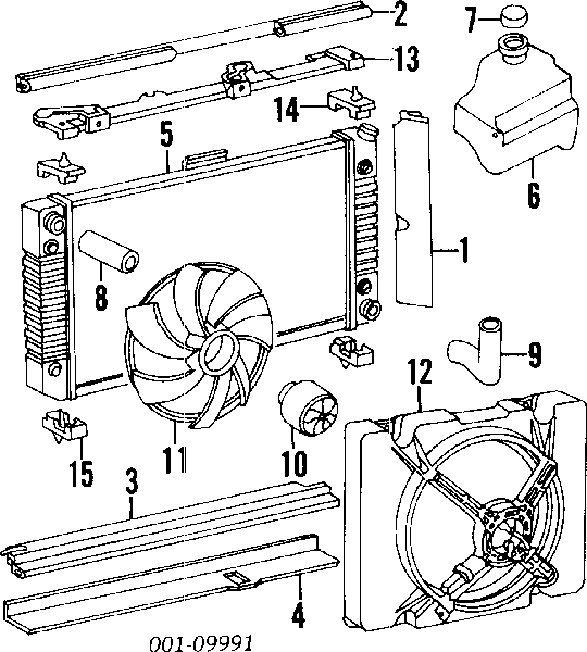 12368637 General Motors ventilador (roda de aletas do radiador de esfriamento)