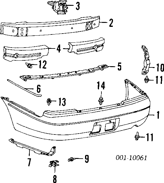 94852368 General Motors пистон (клип крепления подкрылка переднего крыла)