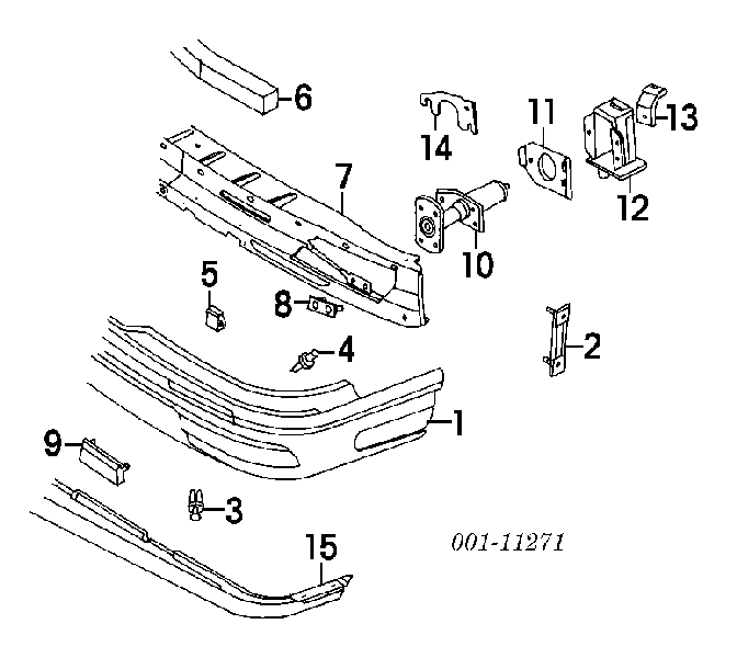 Пистон (клип) крепления подкрылка переднего крыла 22638717 General Motors