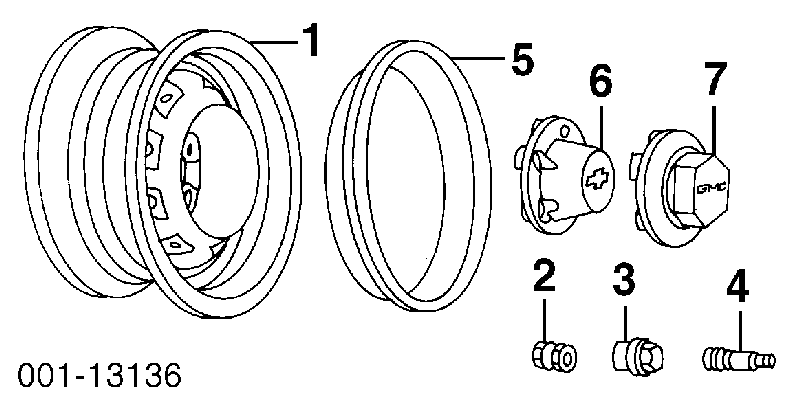 Диски колесные стальные (штампованные) на Chevrolet Blazer S10 
