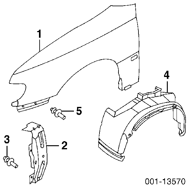 Cápsula (prendedor) de fixação do forro do pára-choque do pára-lama dianteiro 90138810 Peugeot/Citroen