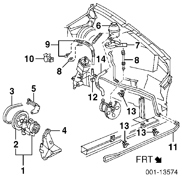 Бачок насоса ГУР 0948163 Opel