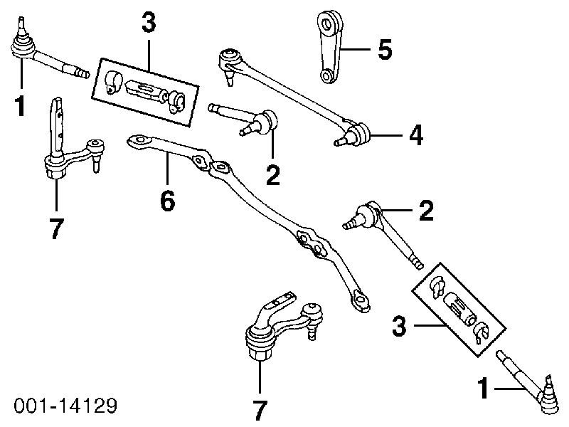 Braço oscilante de pêndulo TA2134 Delphi