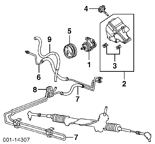 26086097 General Motors ГУР руля