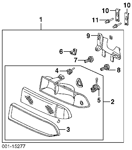  Фара левая Chevrolet Blazer 