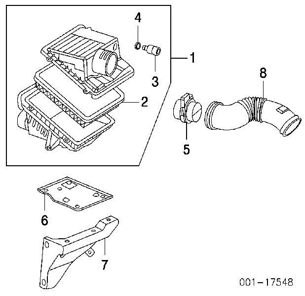 25332443 General Motors filtro de ar