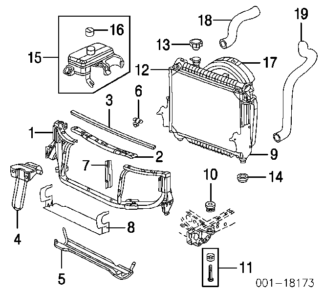 8150429750 Isuzu tampa (tampão do tanque de expansão)