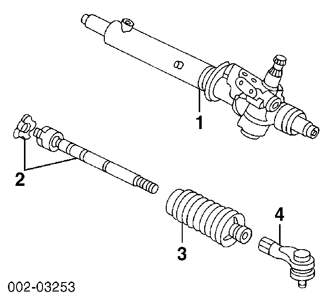 FO2Z3A130A Ford рулевой наконечник