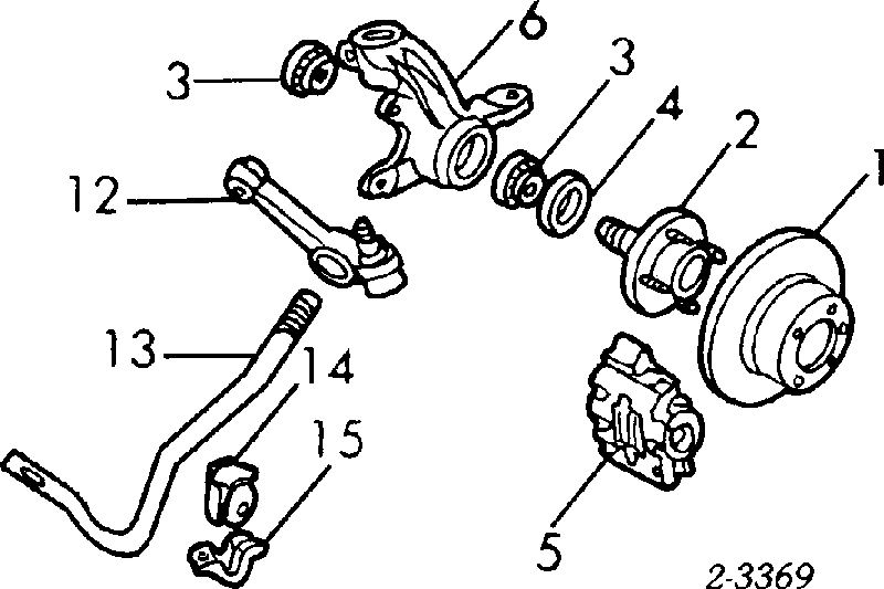 Передние тормозные диски E7RY1125B Ford