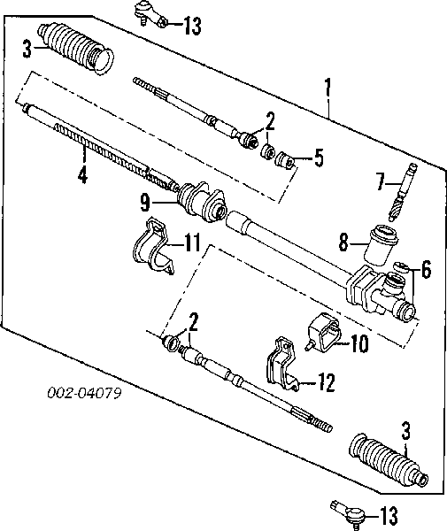 Рулевая тяга F1CZ3280A Ford