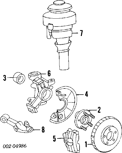 Передние тормозные диски F4OY1125A Ford