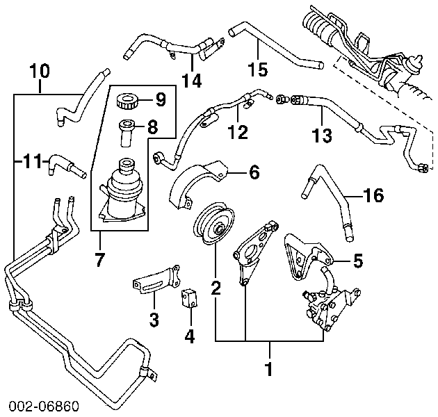 Ремень генератора F32Z8620A Ford